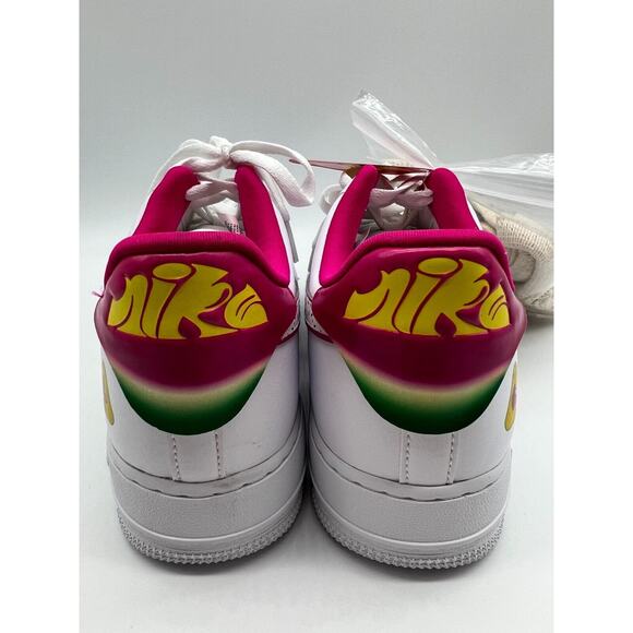 Nike Air Force 1 Low ‘07 ‘Dragon Fruit’ DV3809-100 Size Women’s 10.5 NEW - Picture 10 of 12